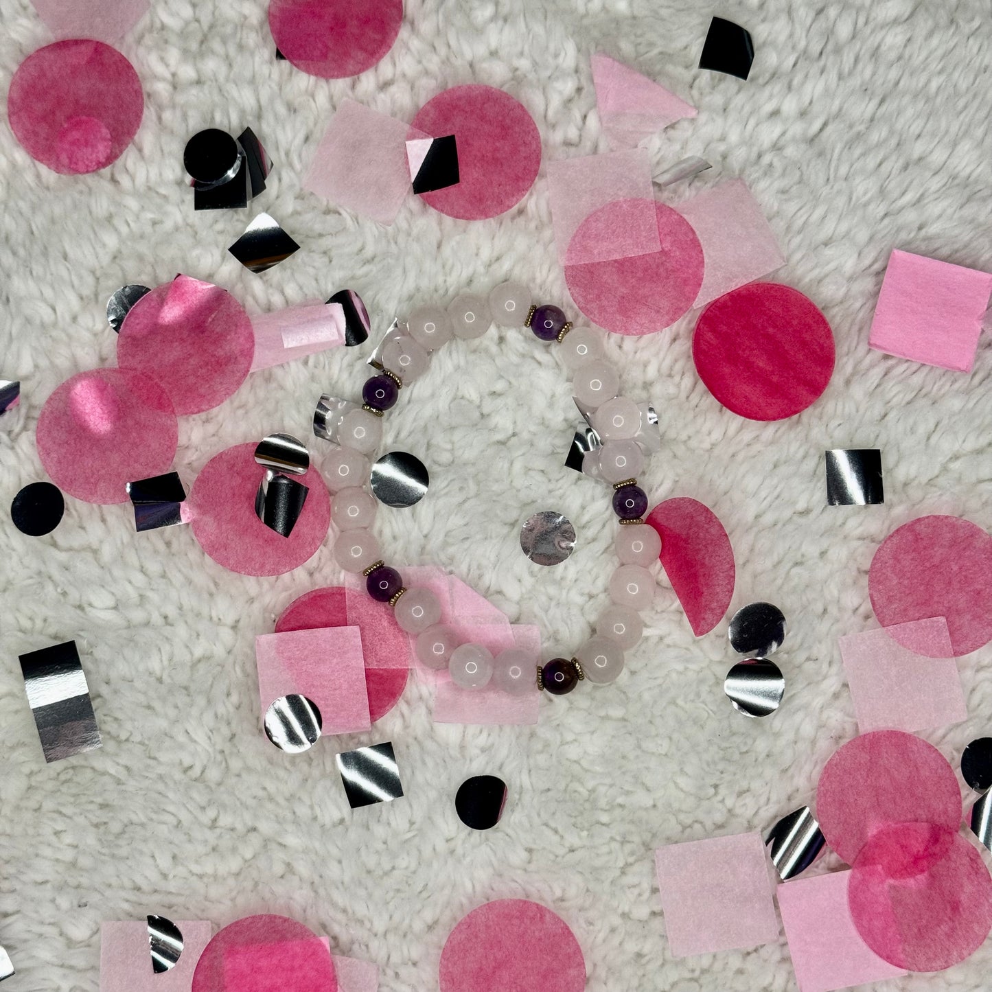 Amethyst + Rose Quartz