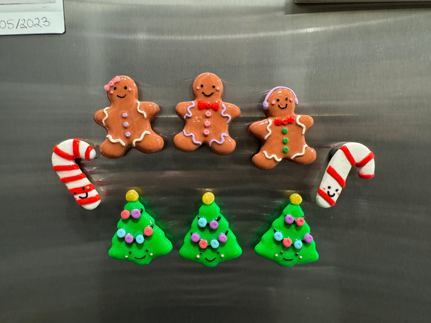 Christmas Clay Magnets