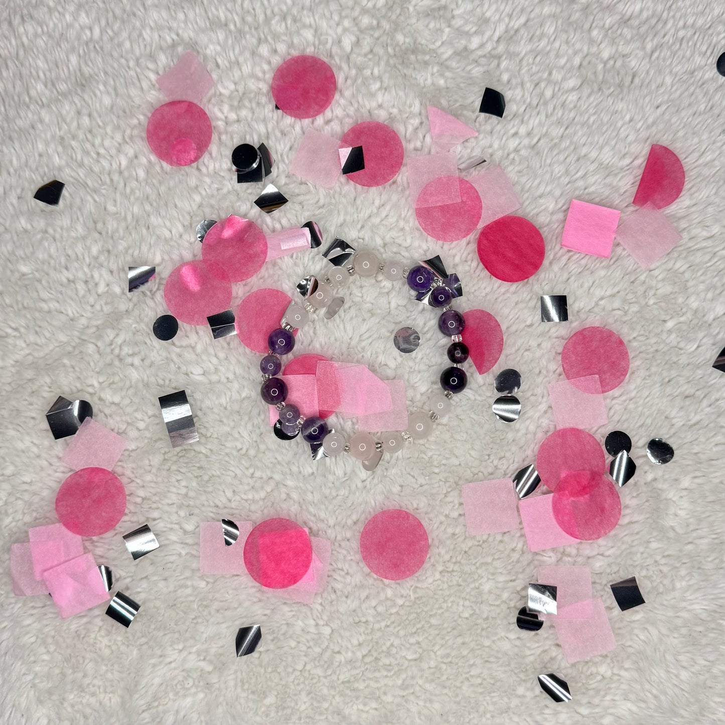 Amethyst + Rose Quartz XL