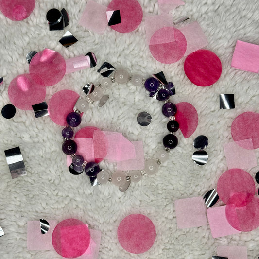 Amethyst + Rose Quartz XL